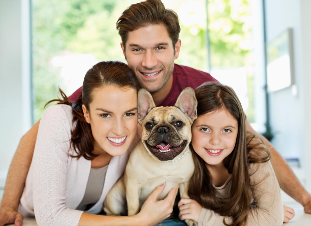 Happy-Family-with-french-Bulldog - Trusted Puppies